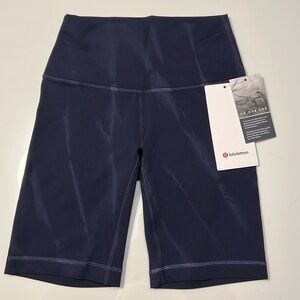 Lululemon Black Dye Wunder Train High-Rise Short 8" Fade — Women's size 4 NWT